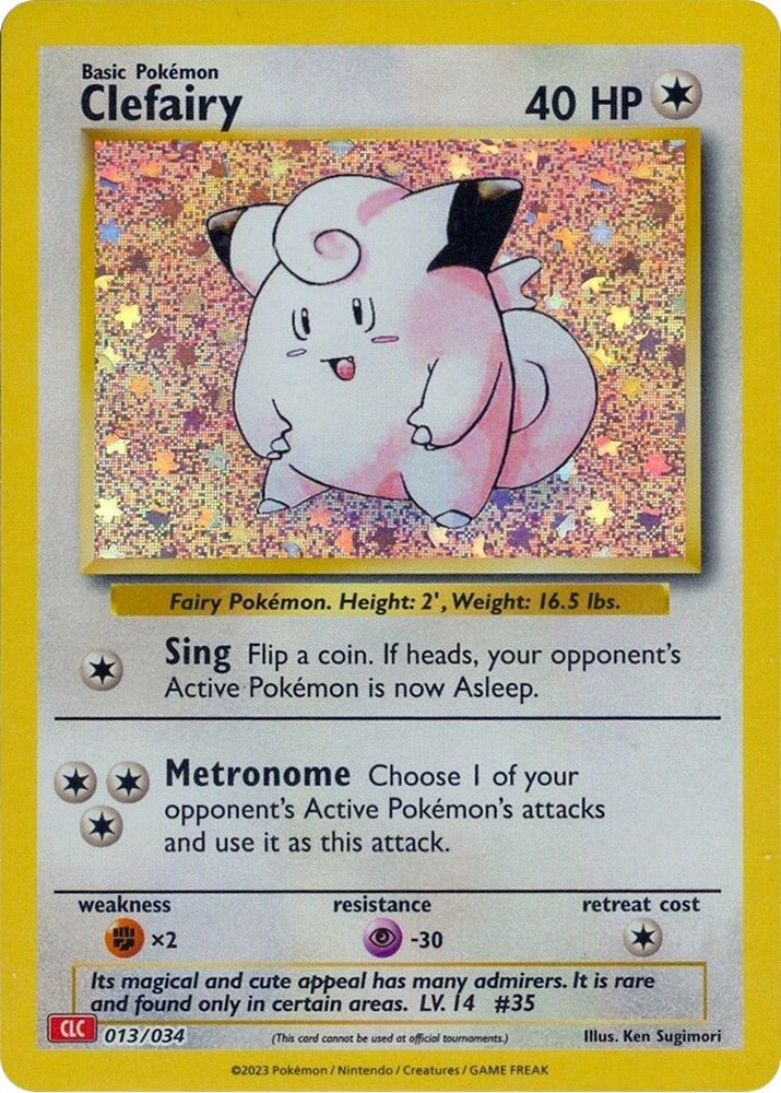 Image for Clefairy (013/034) [Trading Card Game Classic]