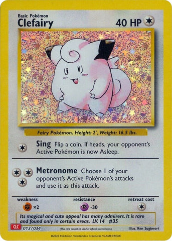 Image for Clefairy (013/034) [Trading Card Game Classic]