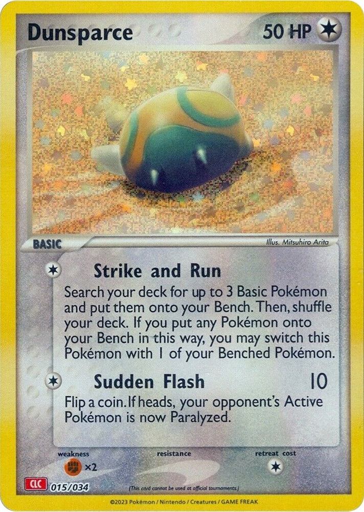 Image for Dunsparce (015/034) [Trading Card Game Classic]