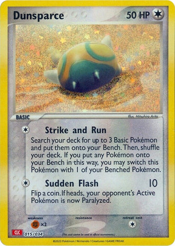 Image for Dunsparce (015/034) [Trading Card Game Classic]