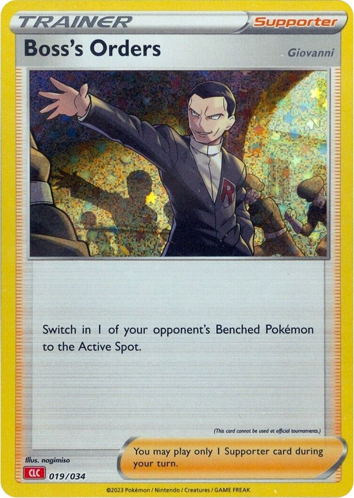 Image for Boss's Orders (CLC) (019/034) [Trading Card Game Classic]