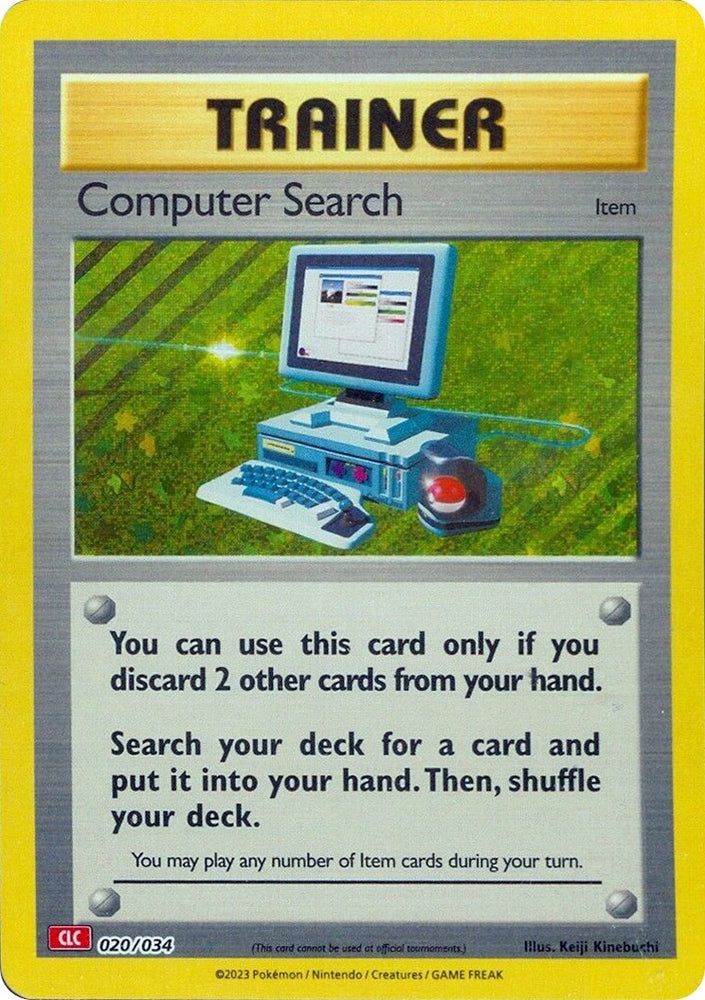 Image for Computer Search (CLC) (020/034) [Trading Card Game Classic]