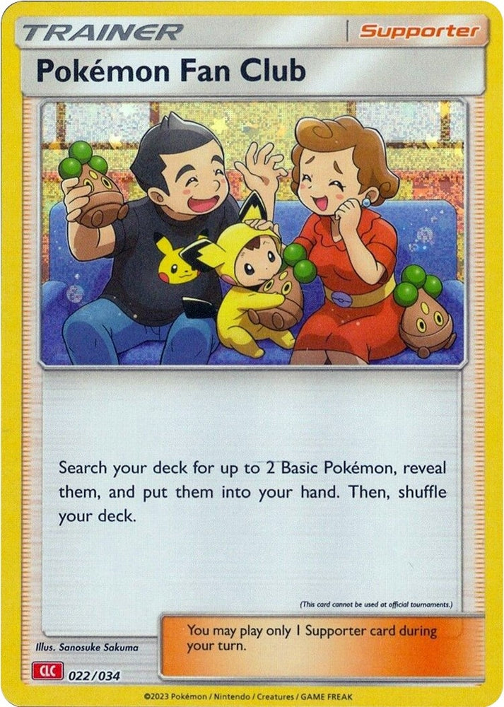 Image for Pokemon Fan Club (CLC) (022/034) [Trading Card Game Classic]