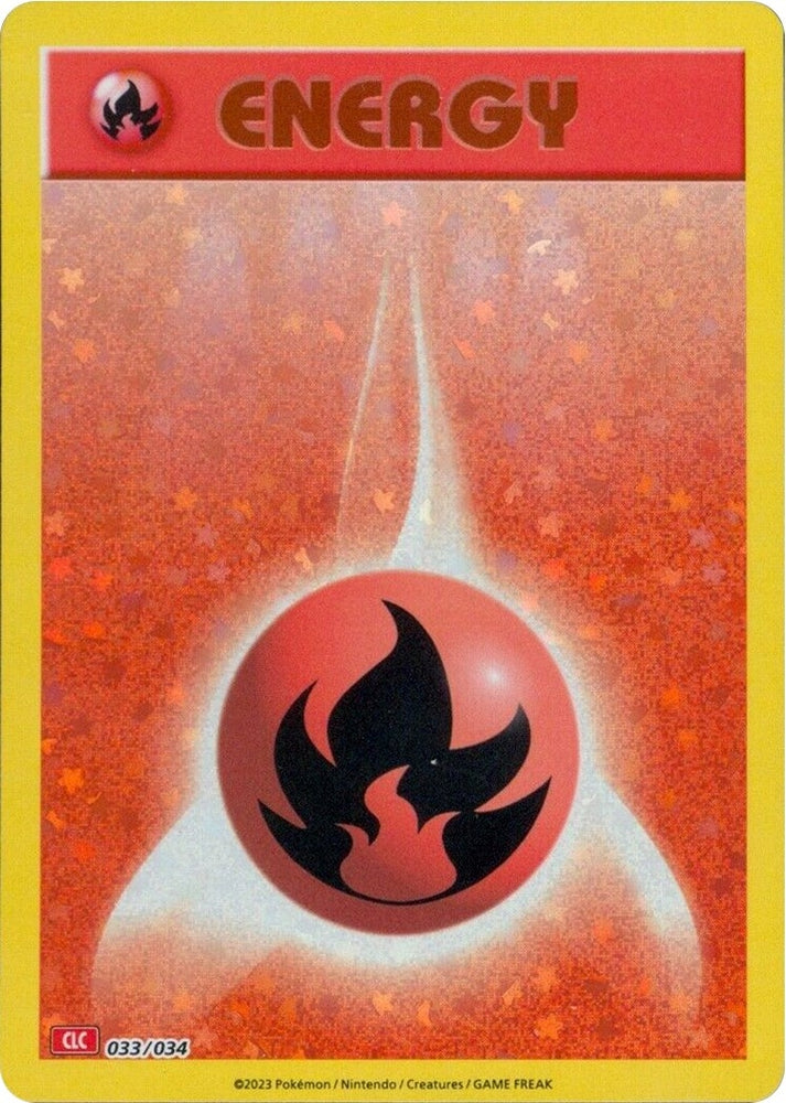 Image for Basic Fire Energy (033/034) [Trading Card Game Classic]