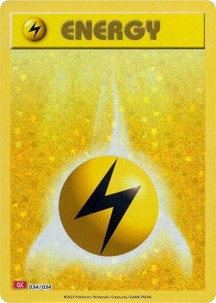 Image for Basic Lightning Energy (034/034) [Trading Card Game Classic]