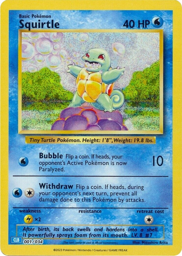 Image for Squirtle (001/034) [Trading Card Game Classic]