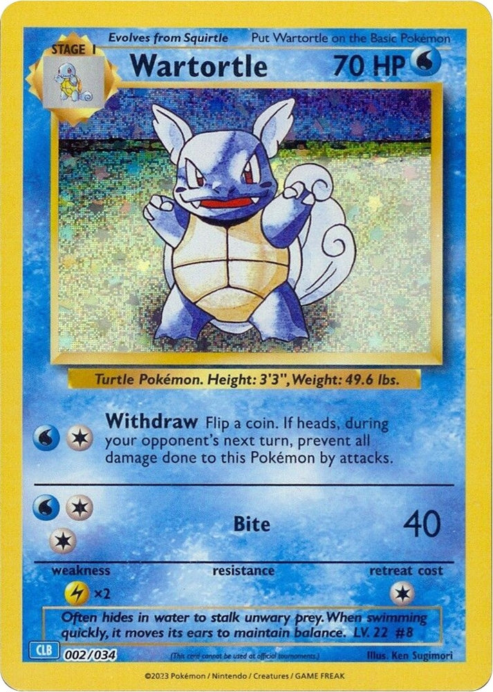 Image for Wartortle (002/034) [Trading Card Game Classic]