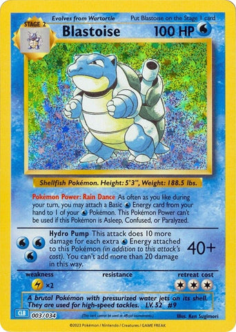 Image for Blastoise (003/034) [Trading Card Game Classic]