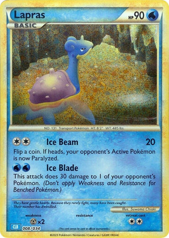 Image for Lapras (008/034) [Trading Card Game Classic]
