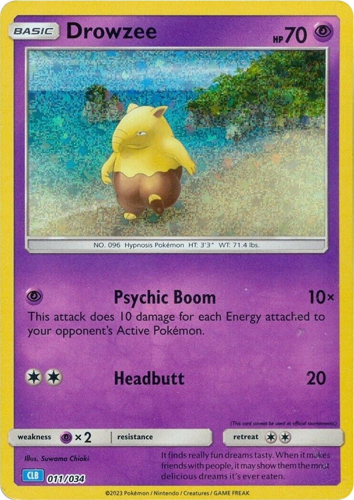 Image for Drowzee (011/034) [Trading Card Game Classic]