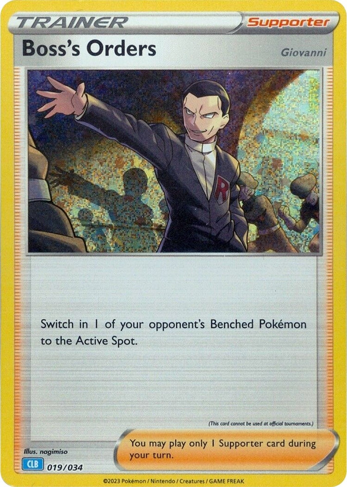 Image for Boss's Orders (CLB) (019/034) [Trading Card Game Classic]