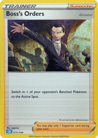 Image for Boss's Orders (CLB) (019/034) [Trading Card Game Classic]