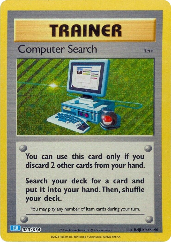 Image for Computer Search (CLB) (020/034) [Trading Card Game Classic]
