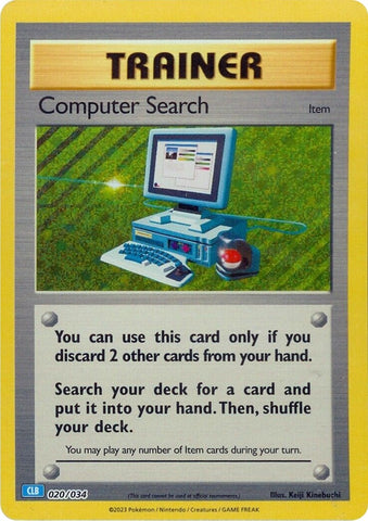 Image for Computer Search (CLB) (020/034) [Trading Card Game Classic]