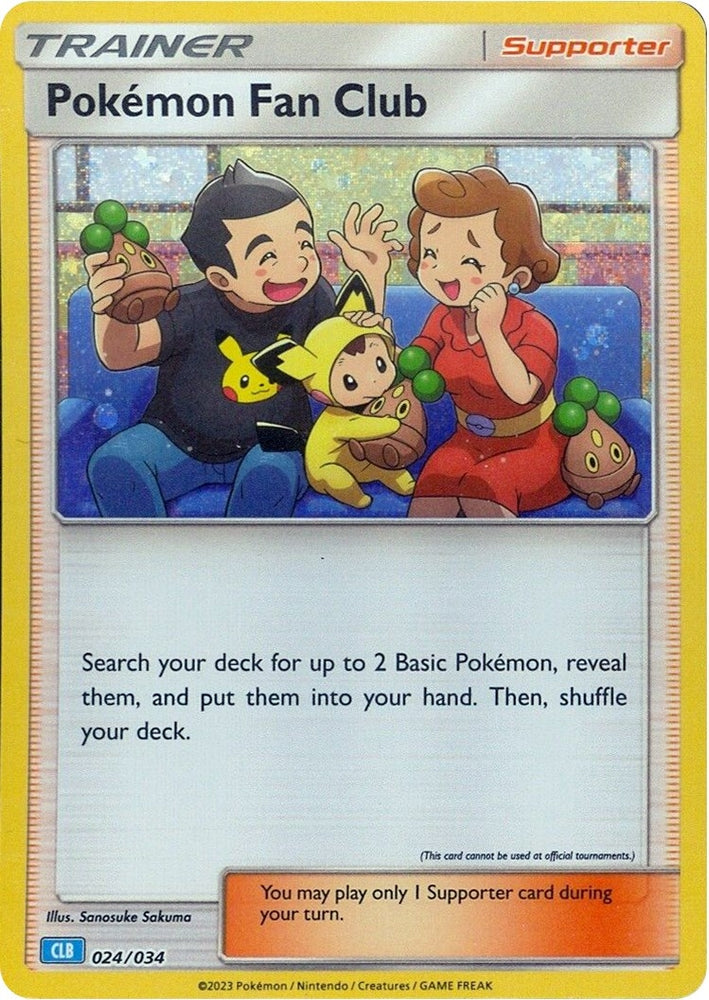 Image for Pokemon Fan Club (CLB) (024/034) [Trading Card Game Classic]