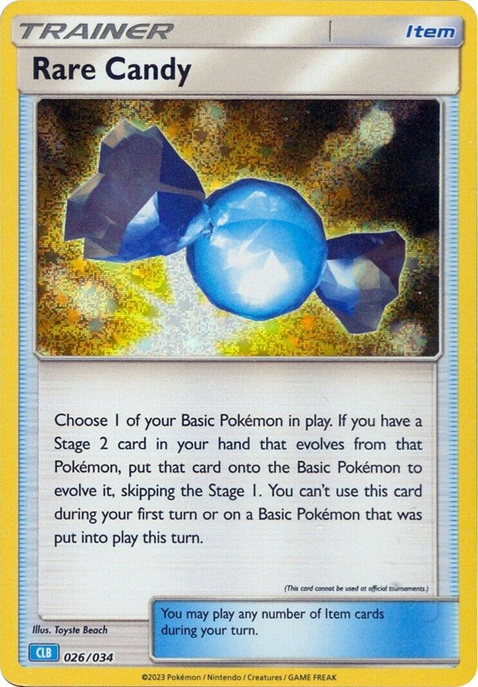 Image for Rare Candy (CLB) (026/034) [Trading Card Game Classic]