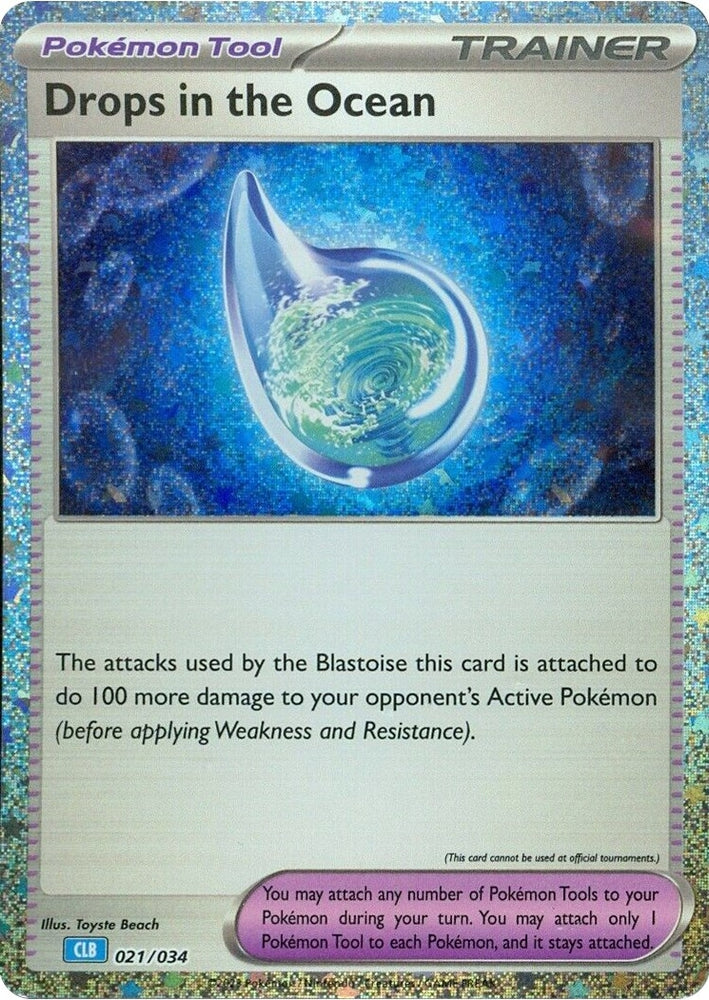 Image for Drops in the Ocean (021/034) [Trading Card Game Classic]