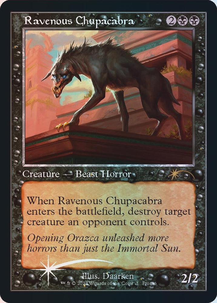 Image for Ravenous Chupacabra (Retro Frame) (1) [Open House Promos]