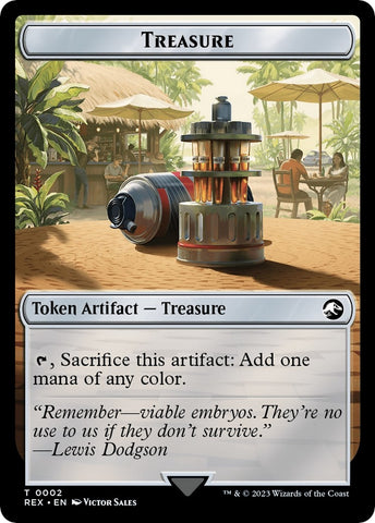 Image for Treasure (0002) // Fungus Double-Sided Token (2 // 7) - Magic: The Gathering