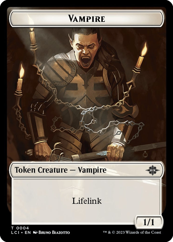 Image for Vampire // Spirit Double-Sided Token (4 // 14) [The Lost Caverns of Ixalan]