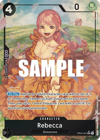 Image for Rebecca (Alternate Art) (OP05-091) - One Piece Card Game
