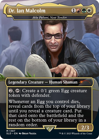 Image for Dr. Ian Malcolm - Atla Palani, Nest Tender (1397) [Secret Lair Drop Series]