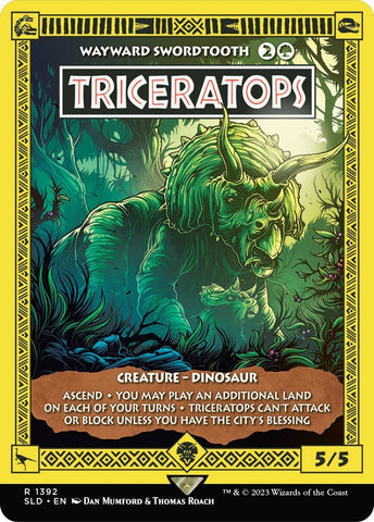 Image for Triceratops - Wayward Swordtooth (1392) [Secret Lair Drop Series]