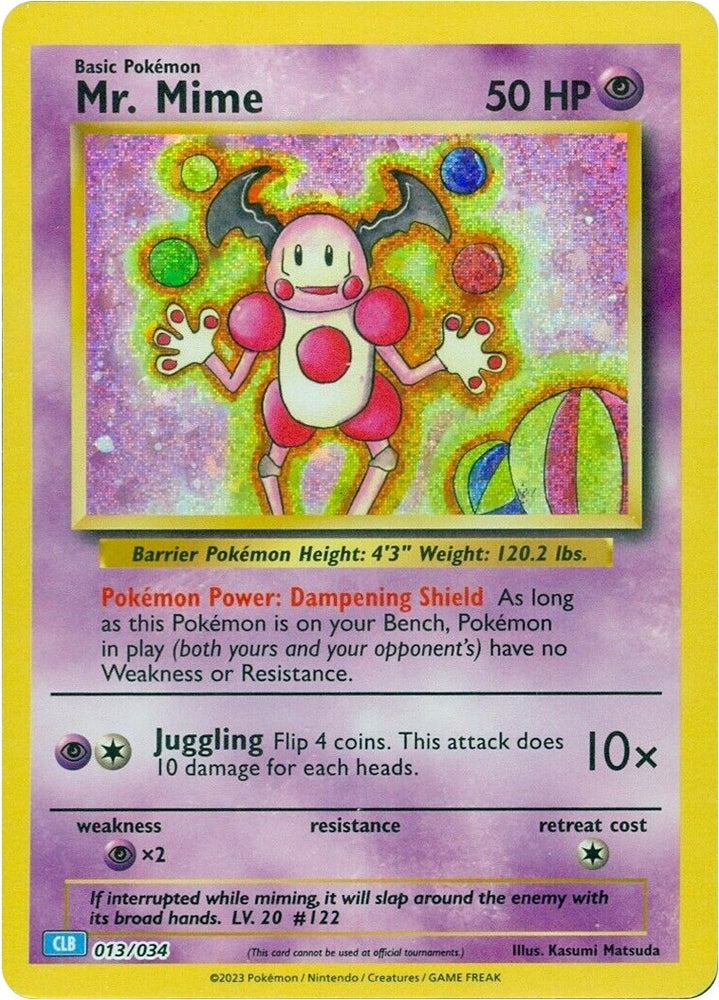 Image for Mr. Mime (013/034) [Trading Card Game Classic]