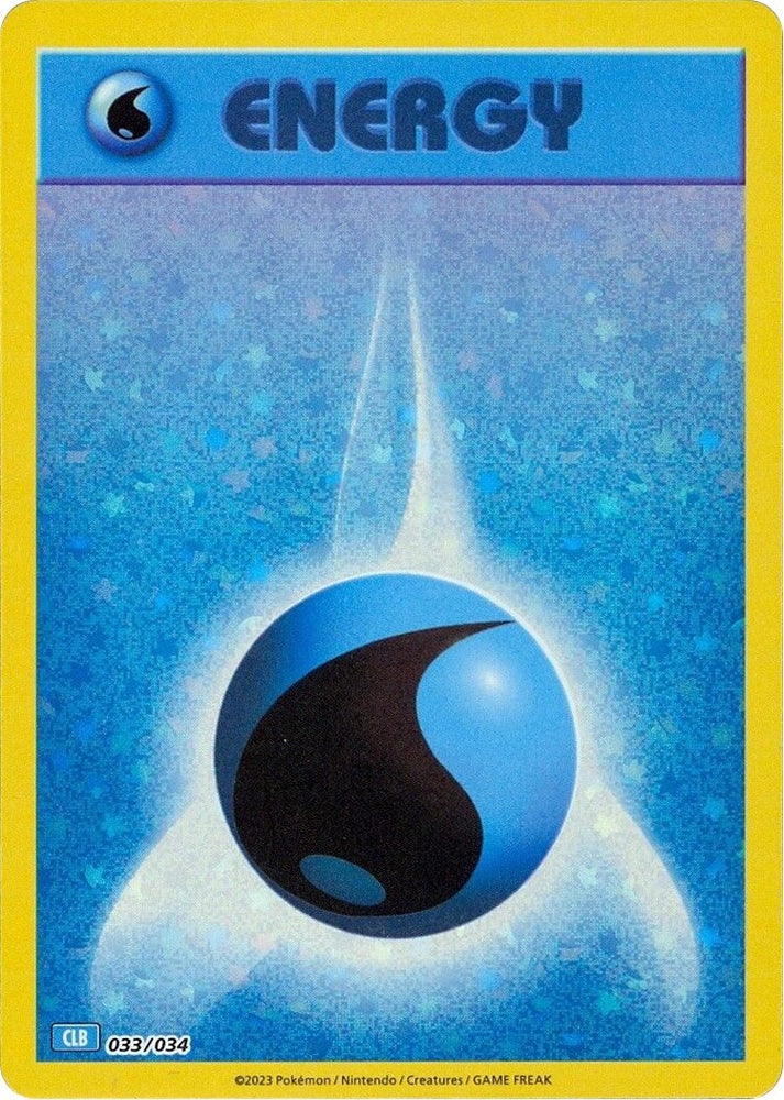 Image for Basic Water Energy (033/034) [Trading Card Game Classic]