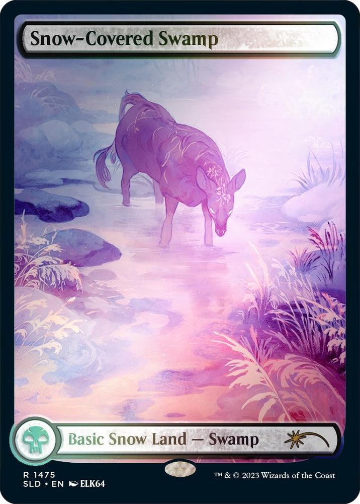 Image for Snow-Covered Swamp (1475) (Rainbow Foil) (1475) [Secret Lair Drop Series]