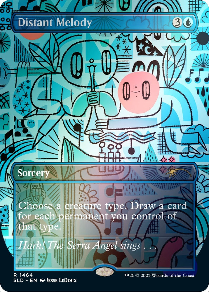 Image for Distant Melody (Rainbow Foil) (1464) [Secret Lair Drop Series]