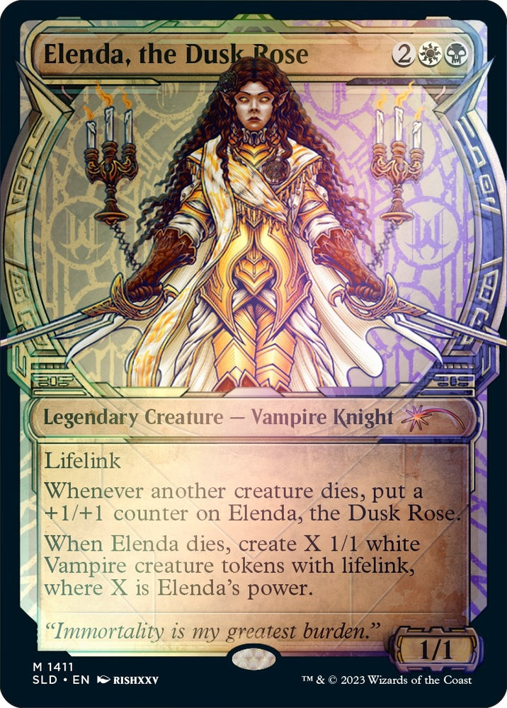 Image for Elenda, the Dusk Rose (Rainbow Foil) (1411) [Secret Lair Drop Series]
