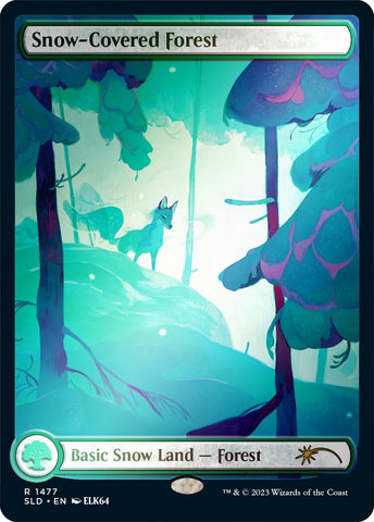 Image for Snow-Covered Forest (1477) (Rainbow Foil) (1477) [Secret Lair Drop Series]