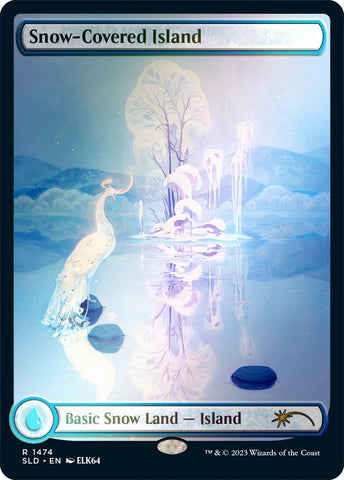 Image for Snow-Covered Island (1474) (Rainbow Foil) (1474) [Secret Lair Drop Series]