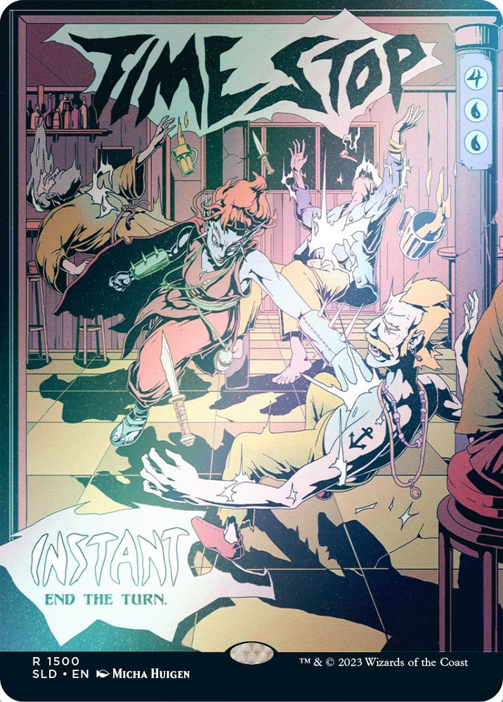 Image for Time Stop (Rainbow Foil) (1500) [Secret Lair Drop Series]