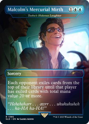 Image for Malcolm's Mercurial Mirth - Tasha's Hideous Laughter (Rainbow Foil) (1395) [Secret Lair Drop Series]