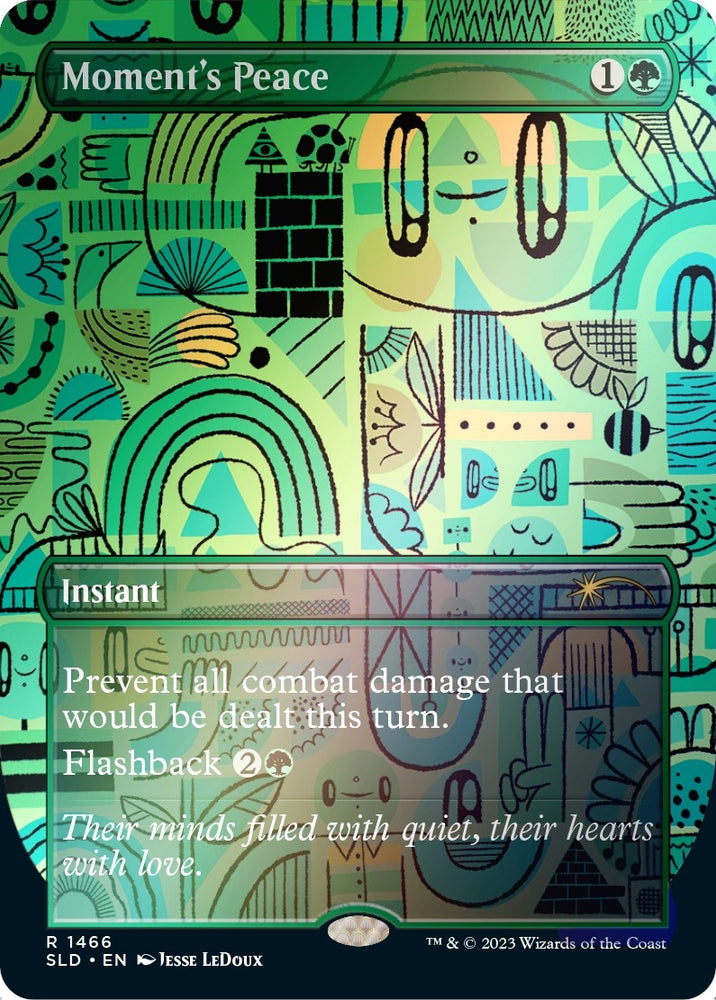 Image for Moment's Peace (Rainbow Foil) (1466) [Secret Lair Drop Series]