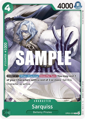 Image for Sarquiss (OP05-026) (OP05) - One Piece Card Game