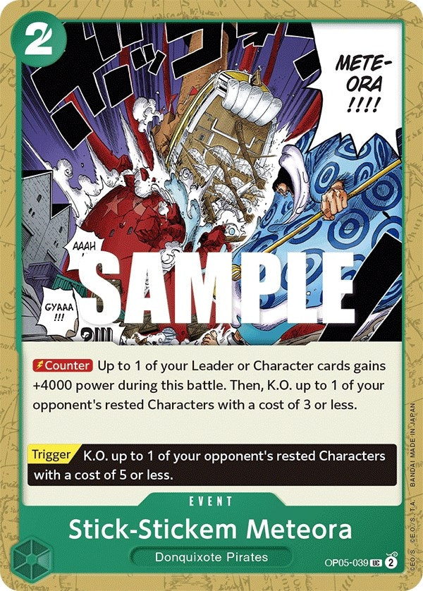Image for Stick-Stickem Meteora (OP05-039) (OP05) - One Piece Card Game