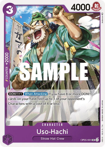 Image for Uso-Hachi (OP05-061) - One Piece Card Game