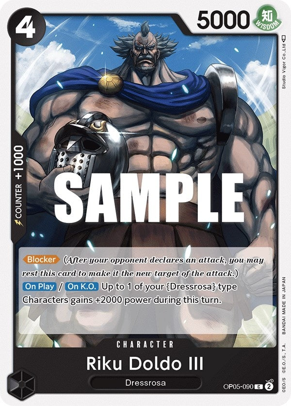 Image for Riku Doldo III (OP05-090) (OP05) - One Piece Card Game