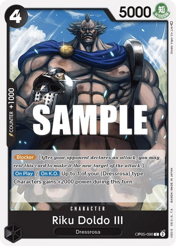 Image for Riku Doldo III (OP05-090) - One Piece Card Game