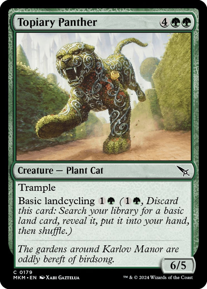 Image for Topiary Panther (179) [Murders at Karlov Manor]
