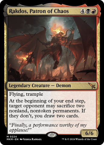 Image for Rakdos, Patron of Chaos (224) [Murders at Karlov Manor]