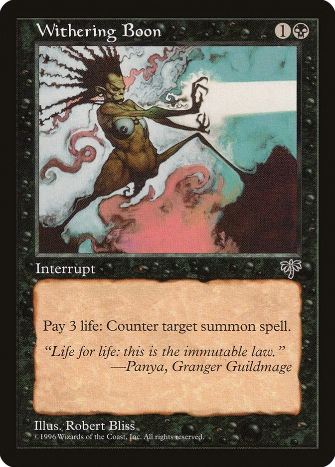 Image for Withering Boon [Mirage]