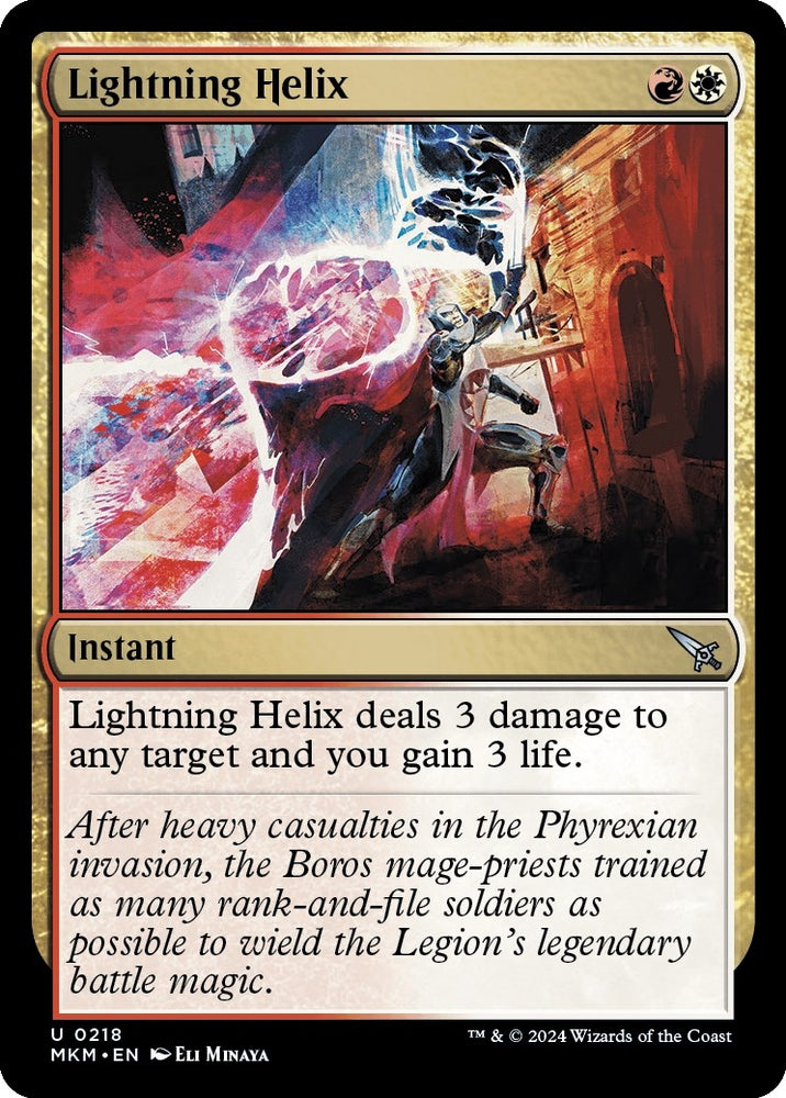 Image for Lightning Helix (218) [Murders at Karlov Manor]