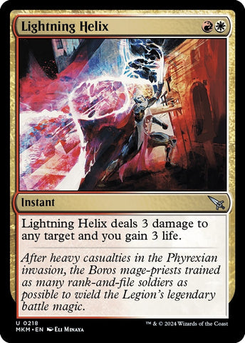 Image for Lightning Helix (218) [Murders at Karlov Manor]
