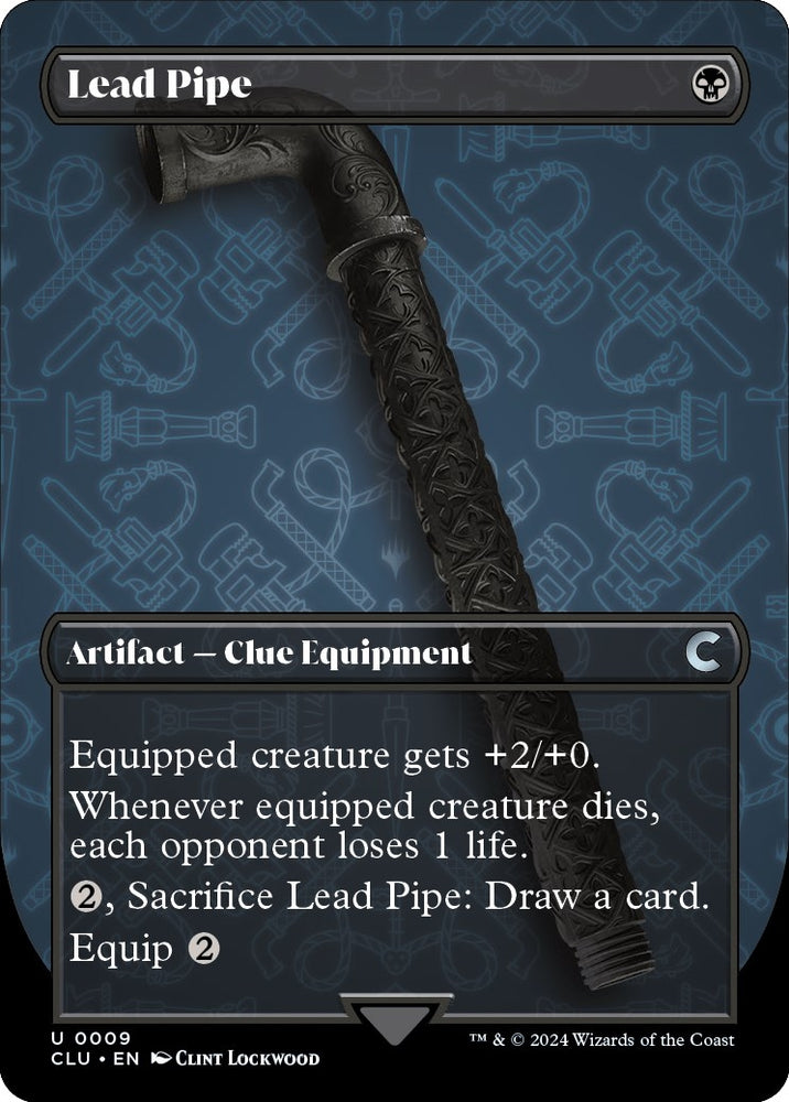 Image for Lead Pipe (Borderless) (9) [Ravnica: Clue Edition]