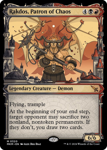 Image for Rakdos, Patron of Chaos (Showcase) (0320) (320) [Murders at Karlov Manor]
