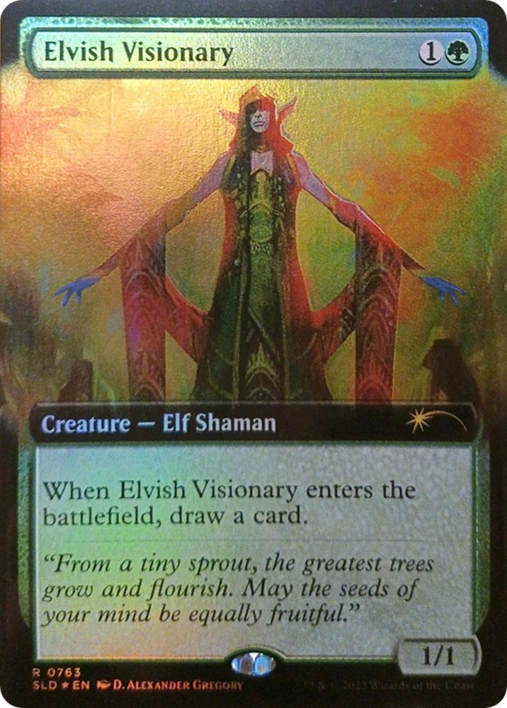 Image for Elvish Visionary (Extended Art) (763) [Secret Lair Drop Series]